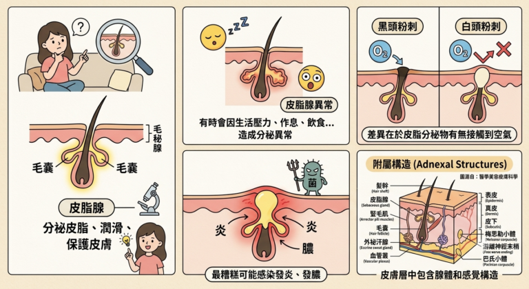 粉刺痘痘的成因