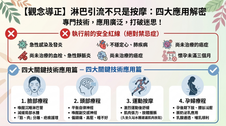 淋巴按摩 不只是按摩 四大應用解析
